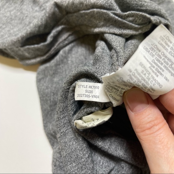 Madewell Whisper Cotton Gray Heathered Muscle Tank Top Size XL - Picture 10 of 10